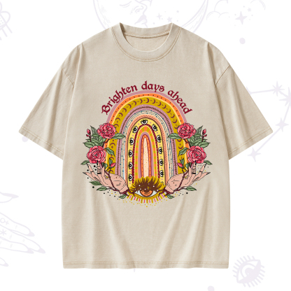Purplehecate Brighten Days Ahead Washed T-Shirt