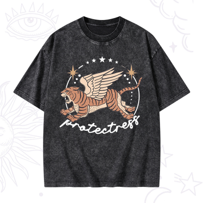 Purplehecate Protectress Washed T-Shirt