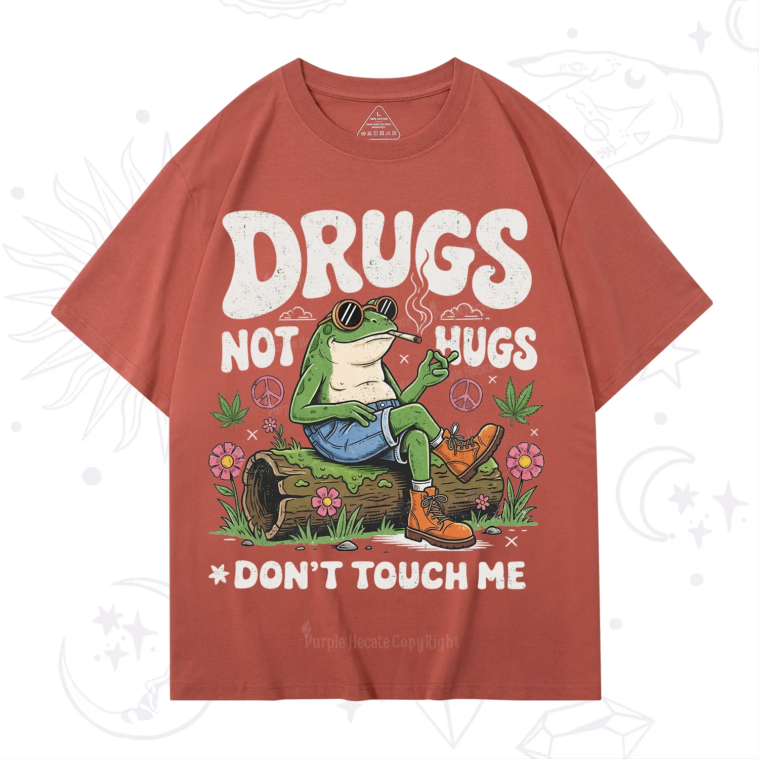 Purplehecate Drugs Not Hugs T-Shirt