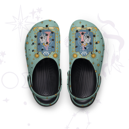 Purplehecate Taurus Zodiac Rubber Clogs