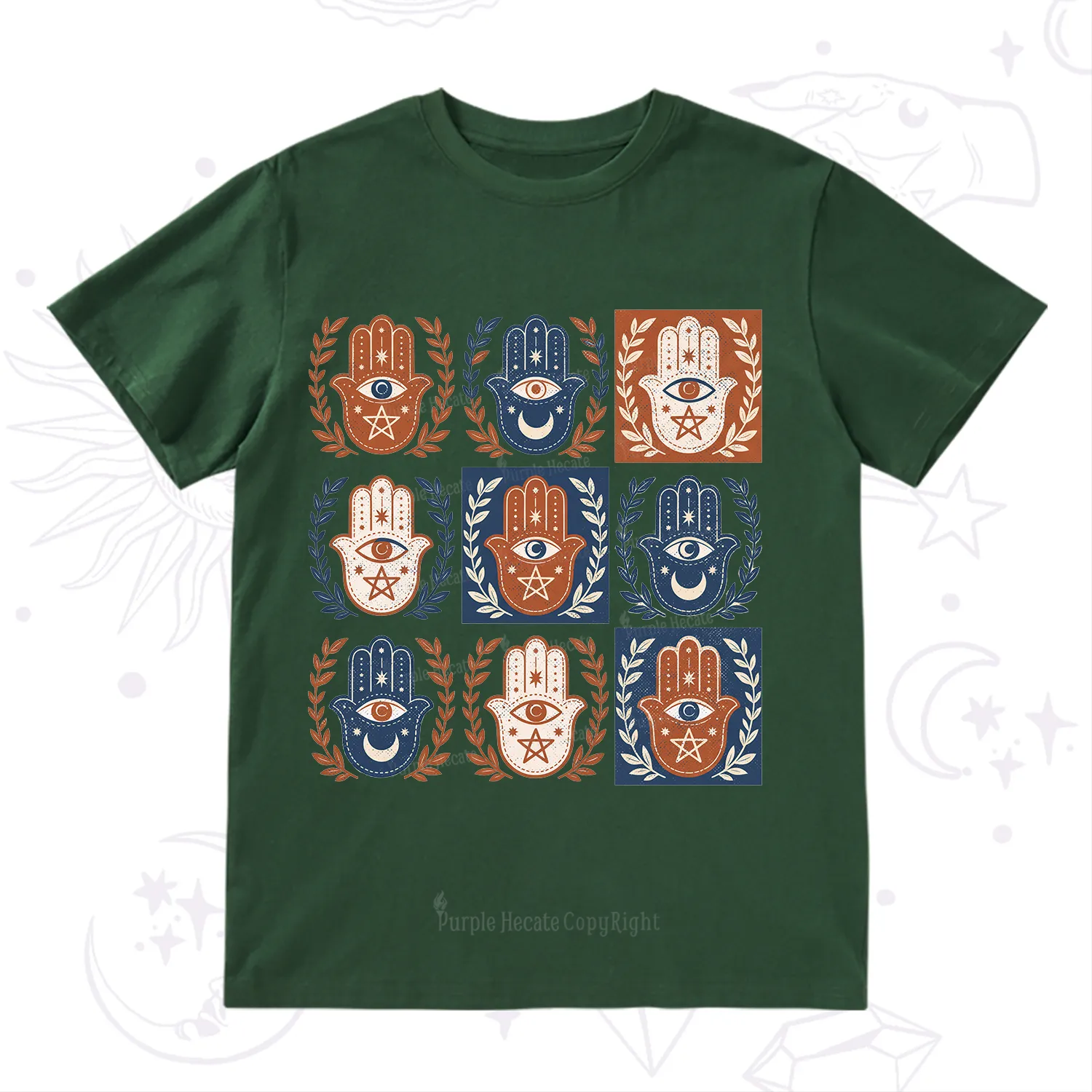 Purplehecate Hamsa Hand T-Shirt