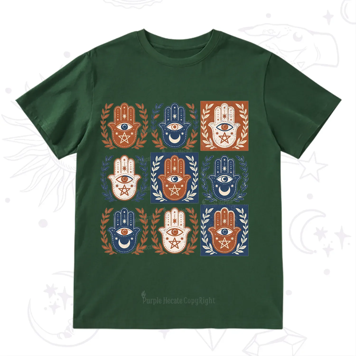 Purplehecate Hamsa Hand T-Shirt