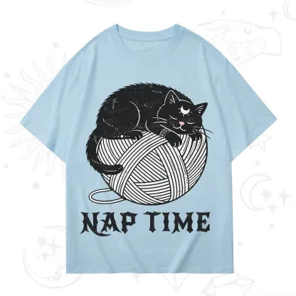Purplehecate Nap Time Cat T-Shirt
