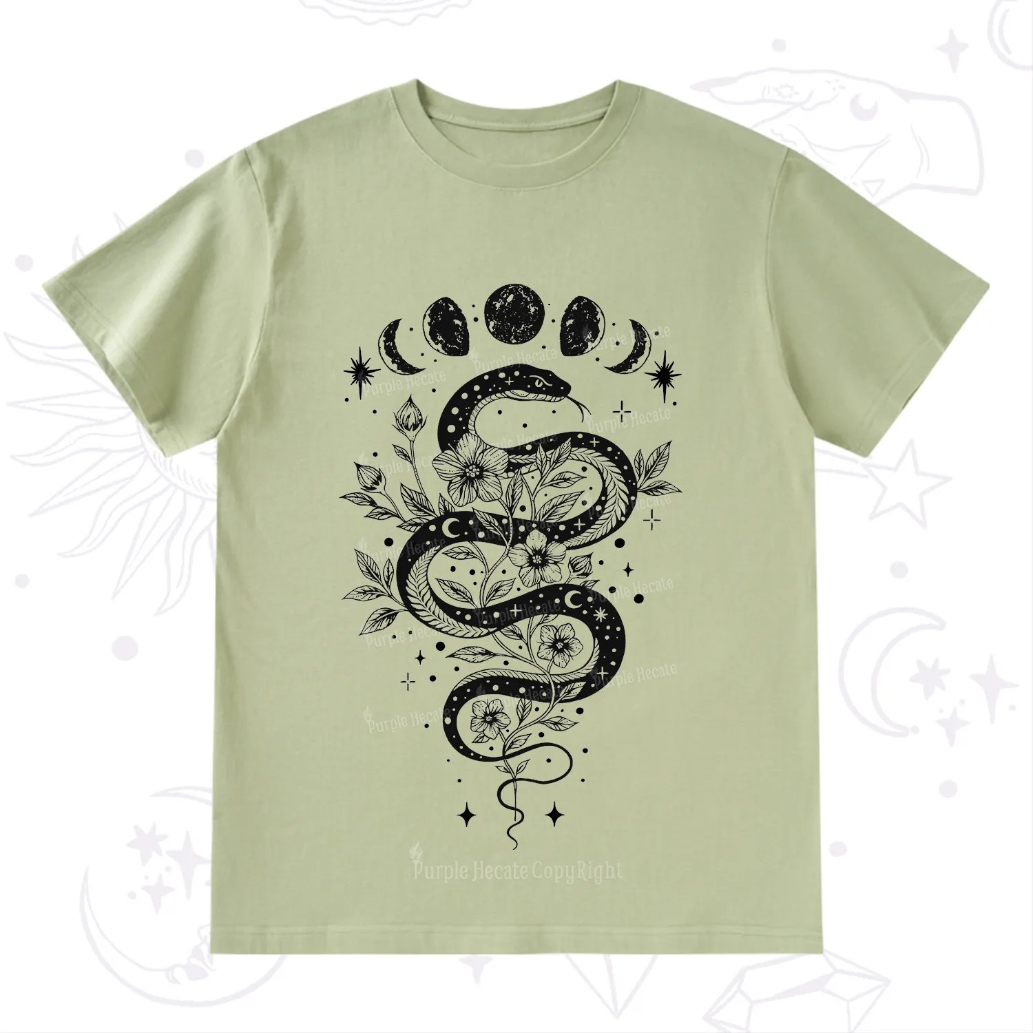 Purplehecate Serpent Spell T-Shirt