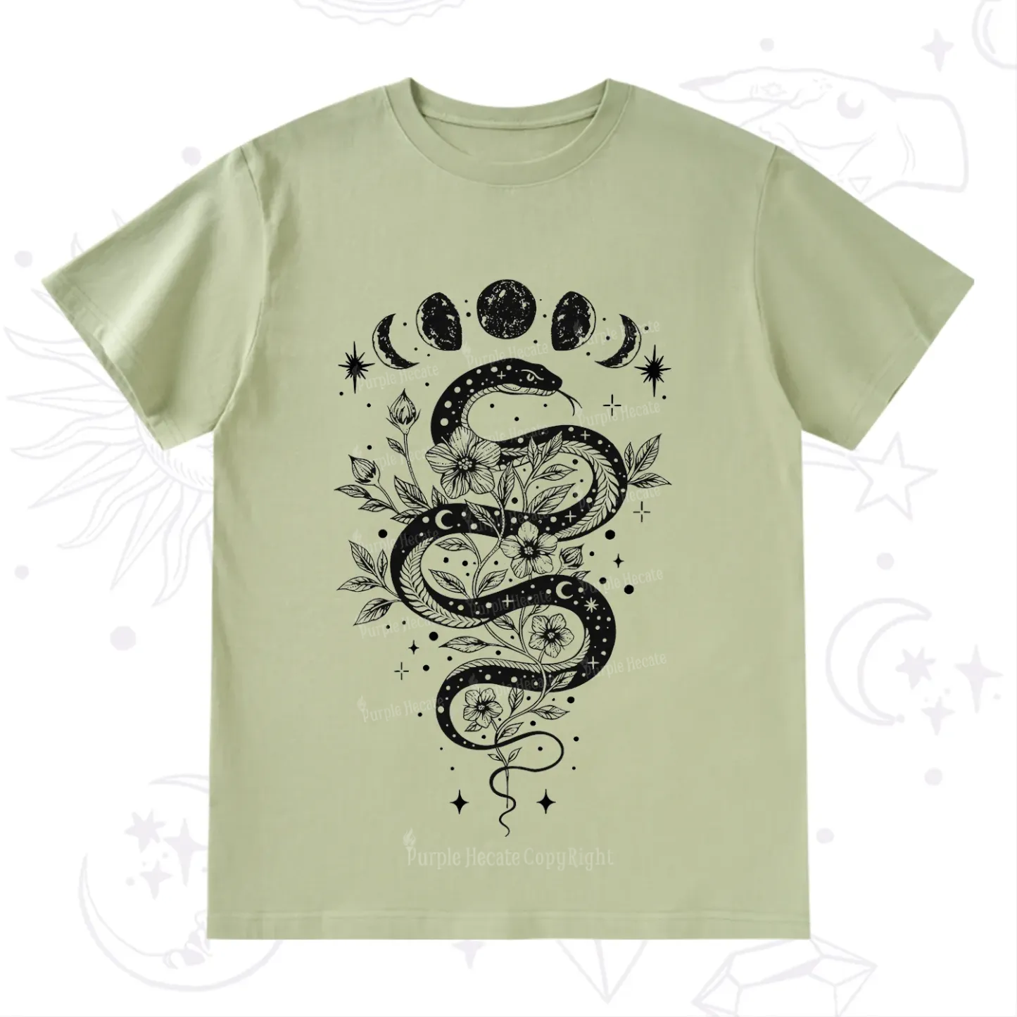Purplehecate Serpent Spell T-Shirt