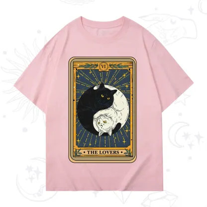 Purplehecate The Lovers Cat Tarot T-Shirt