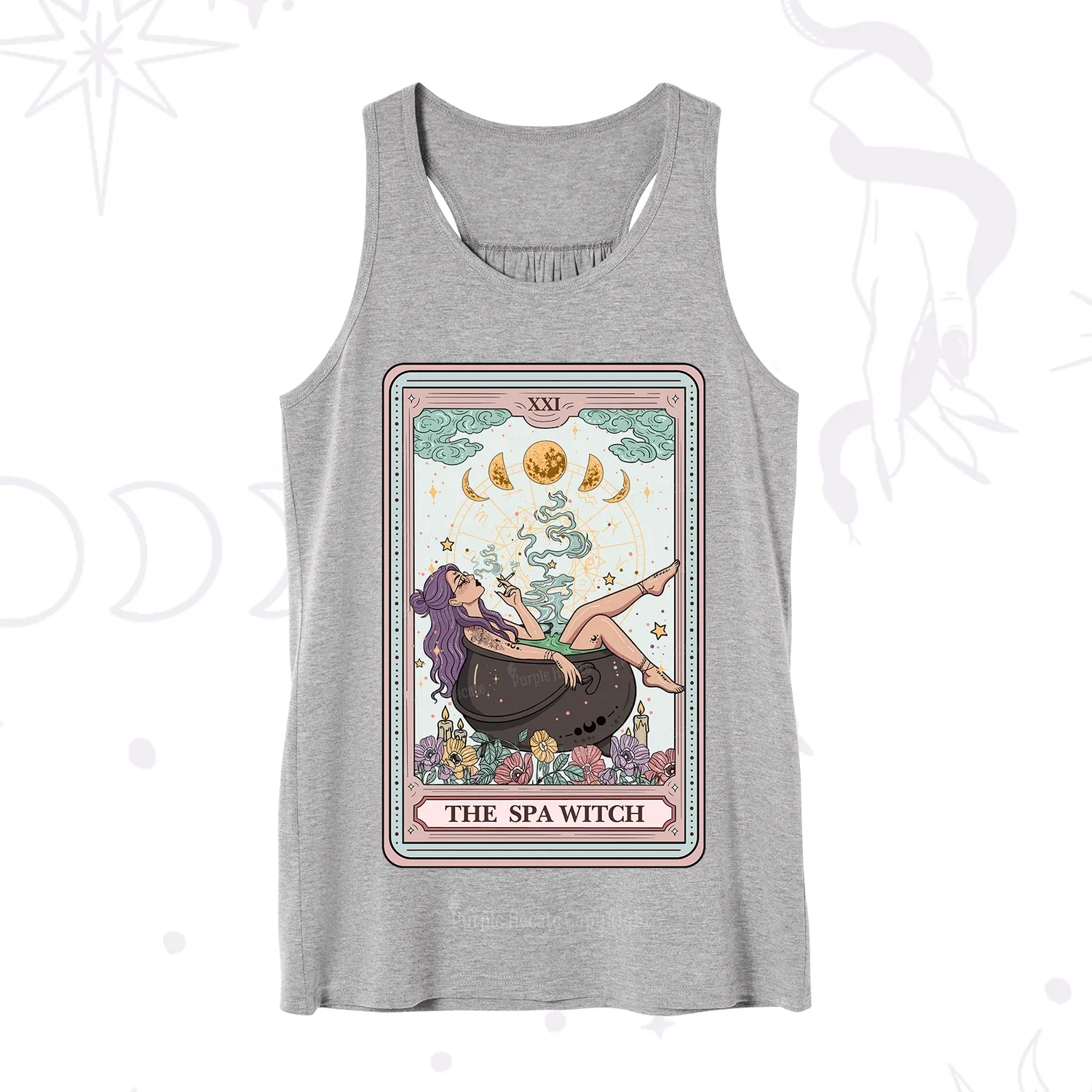 Purplehecate The Spa Witch Tarot Card Tank