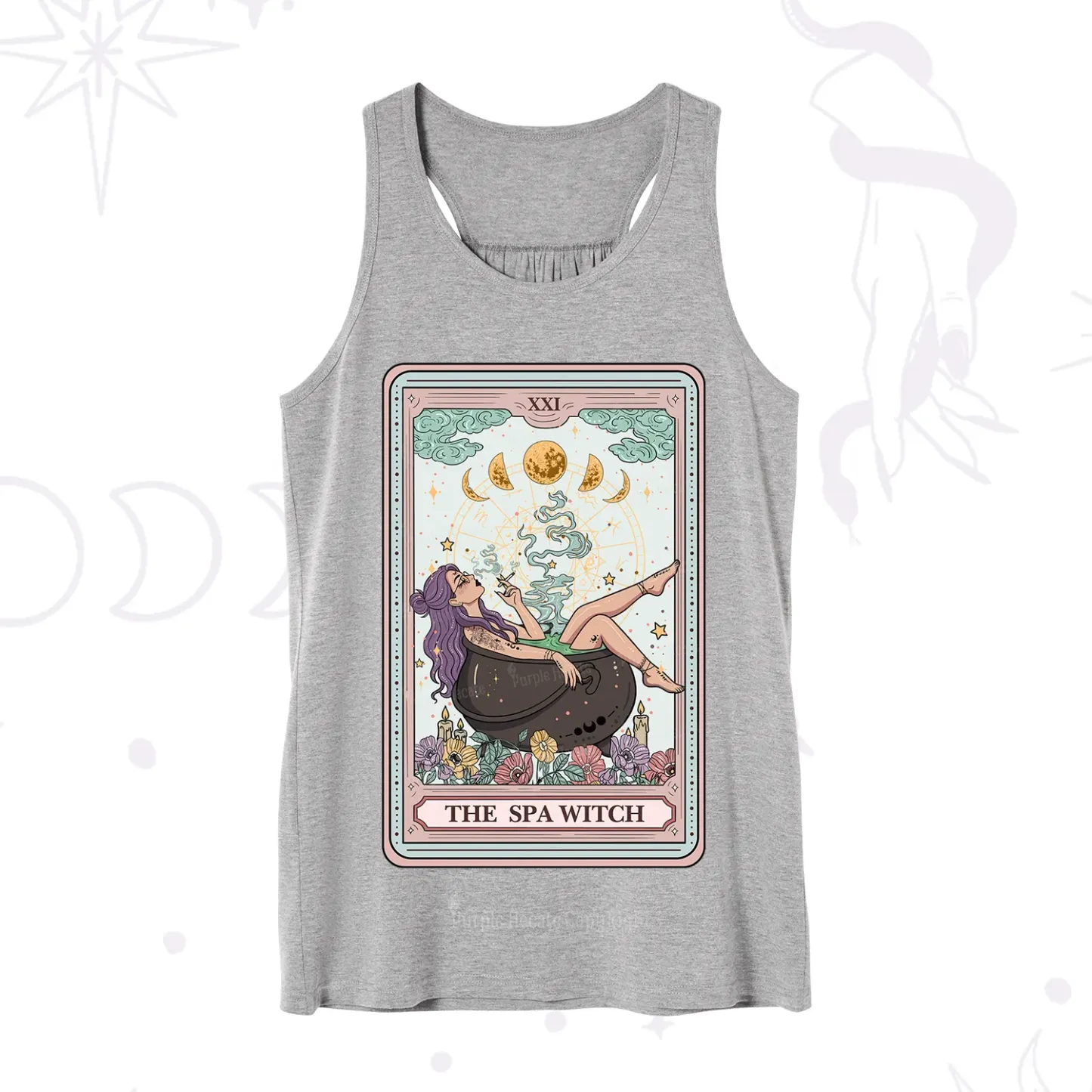 Purplehecate The Spa Witch Tarot Card Tank