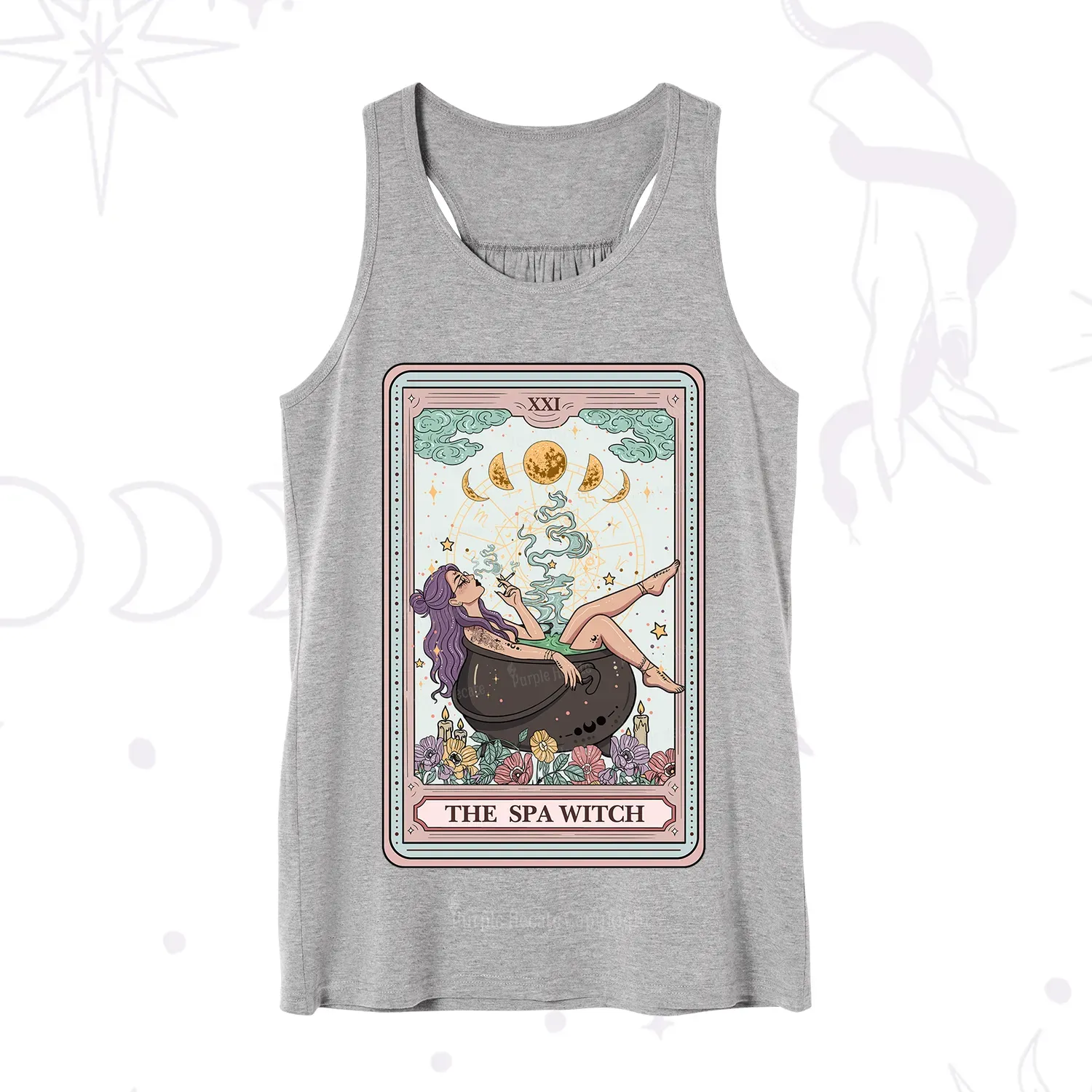Purplehecate The Spa Witch Tarot Card Tank