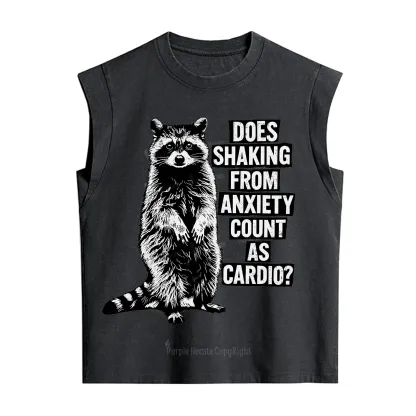 Purplehecate Does Shaking From Anxiety Count As Cardio Vintage Washed Tank