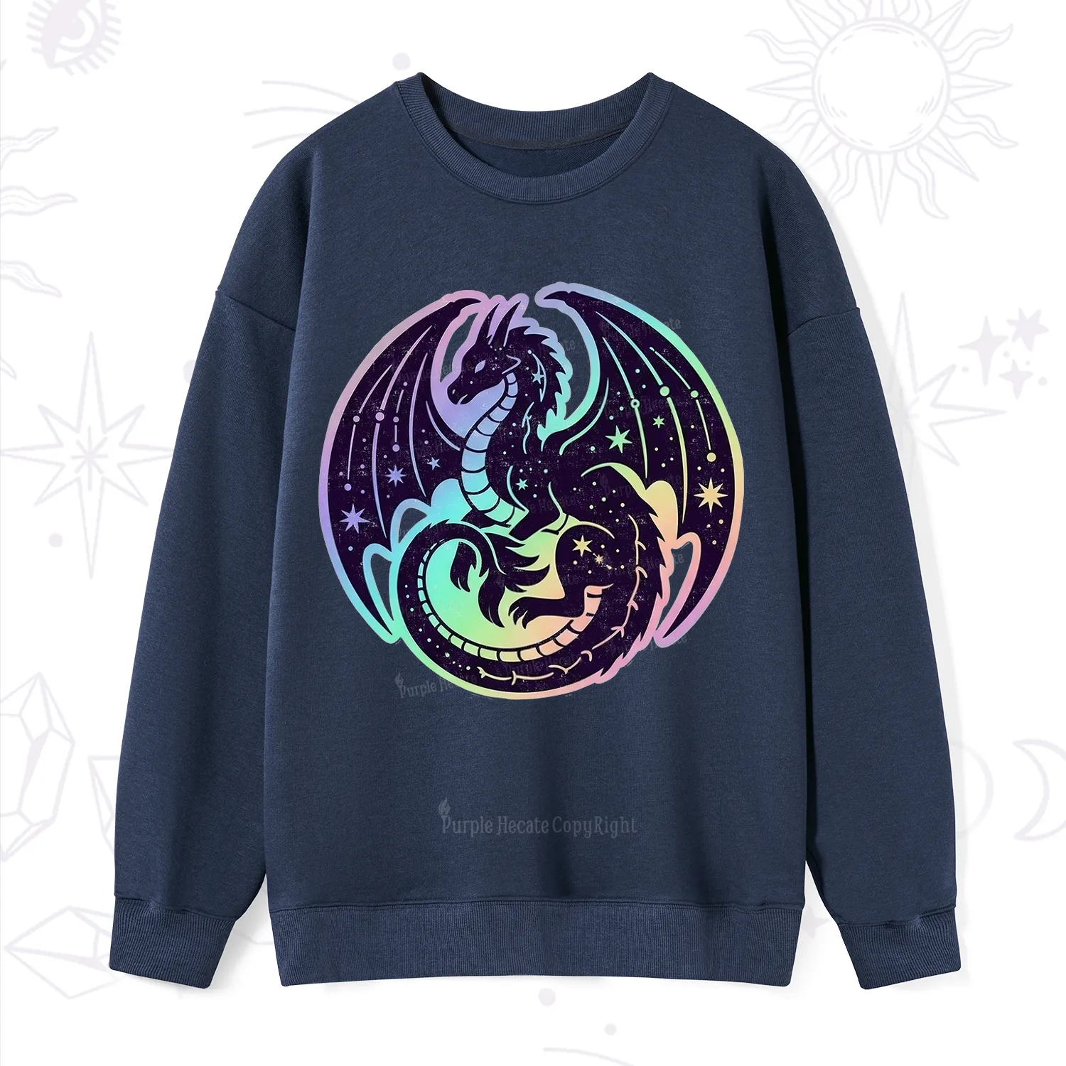 Purplehecate Cosmic Dragon Sweatshirt