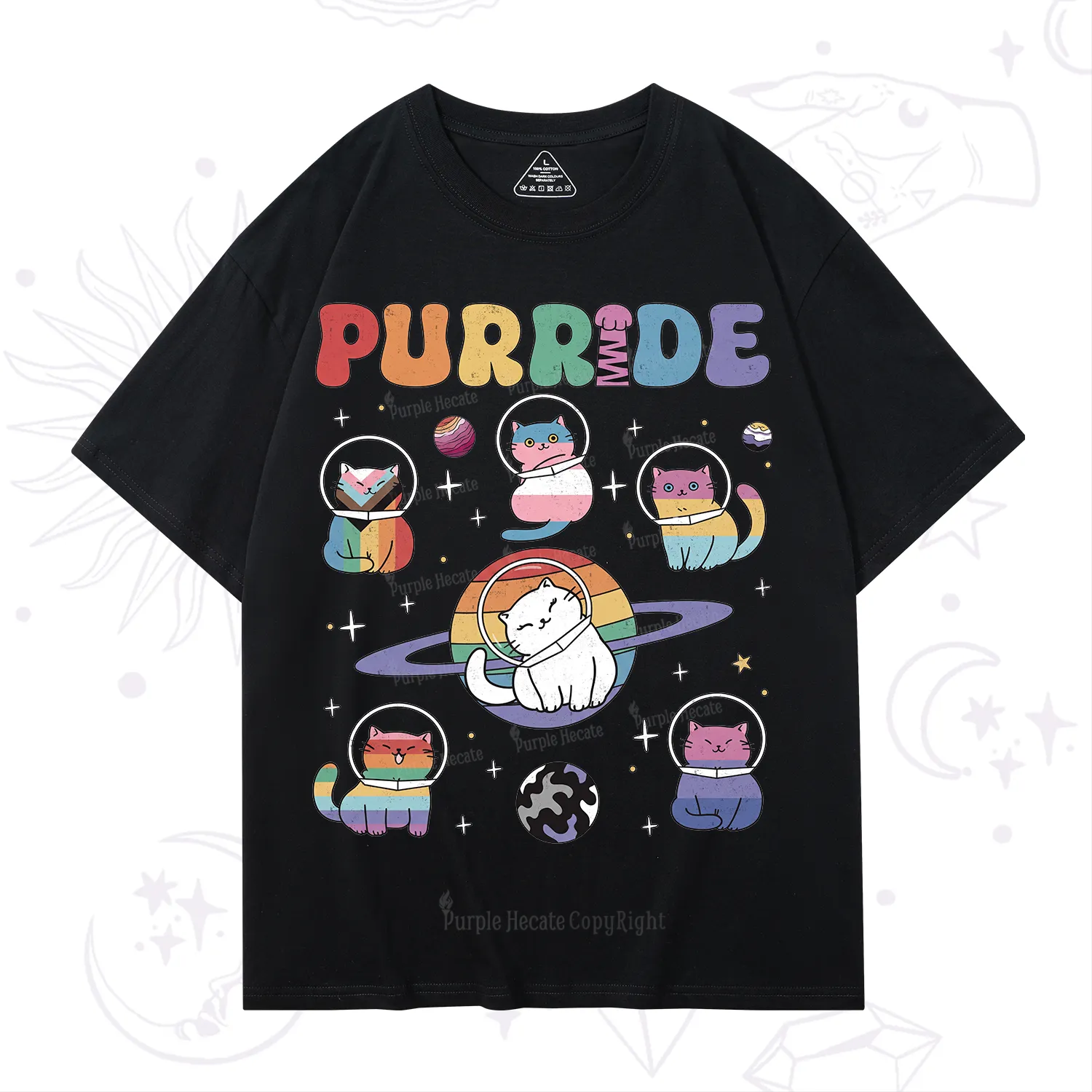 Purplehecate Purride Cat T-Shirt