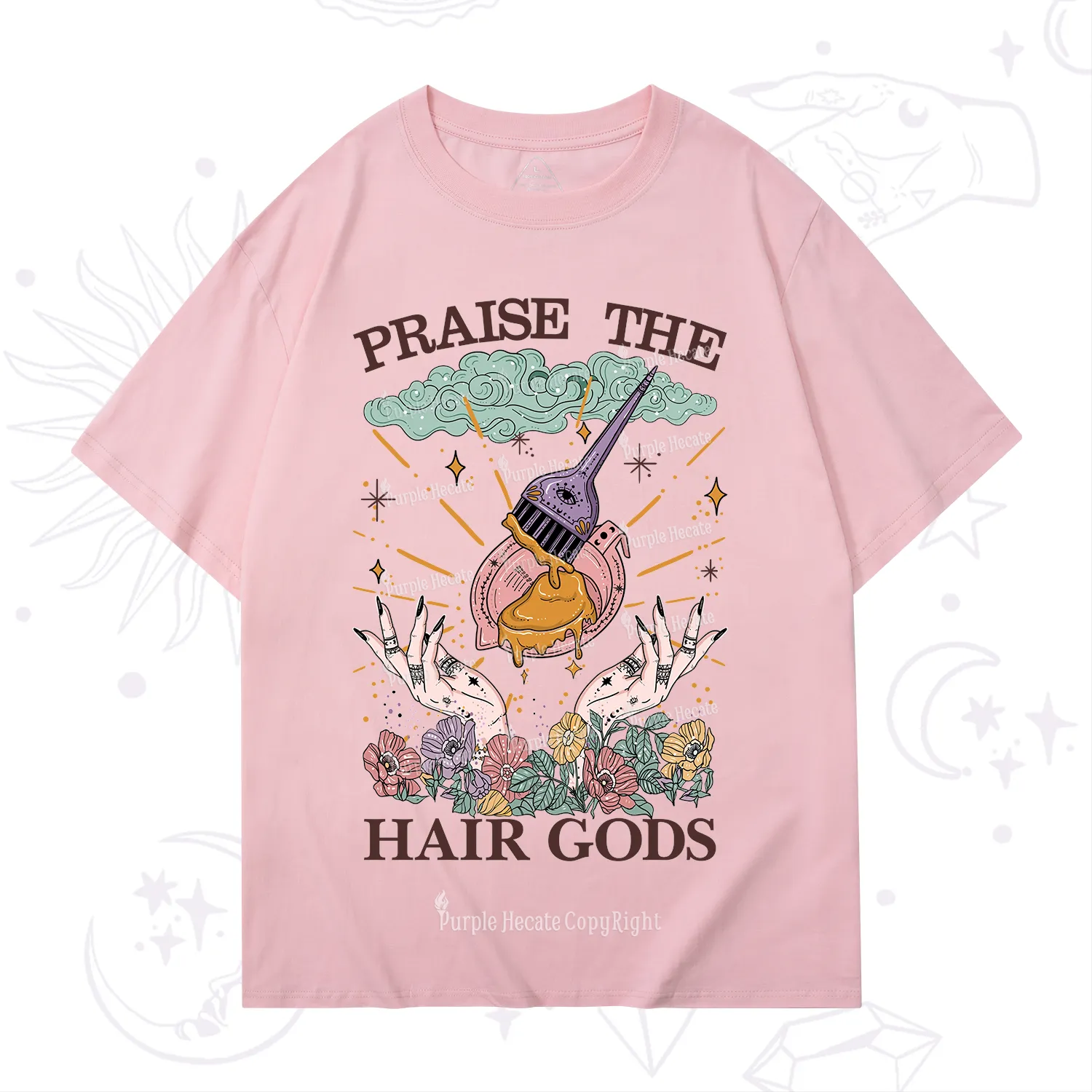 Purplehecate Praise The Hair Gods T-Shirt