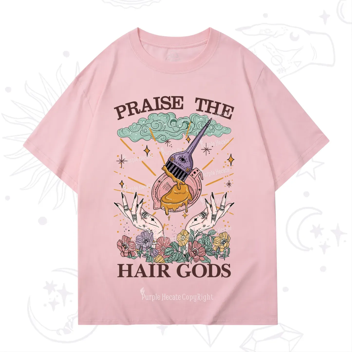 Purplehecate Praise The Hair Gods T-Shirt