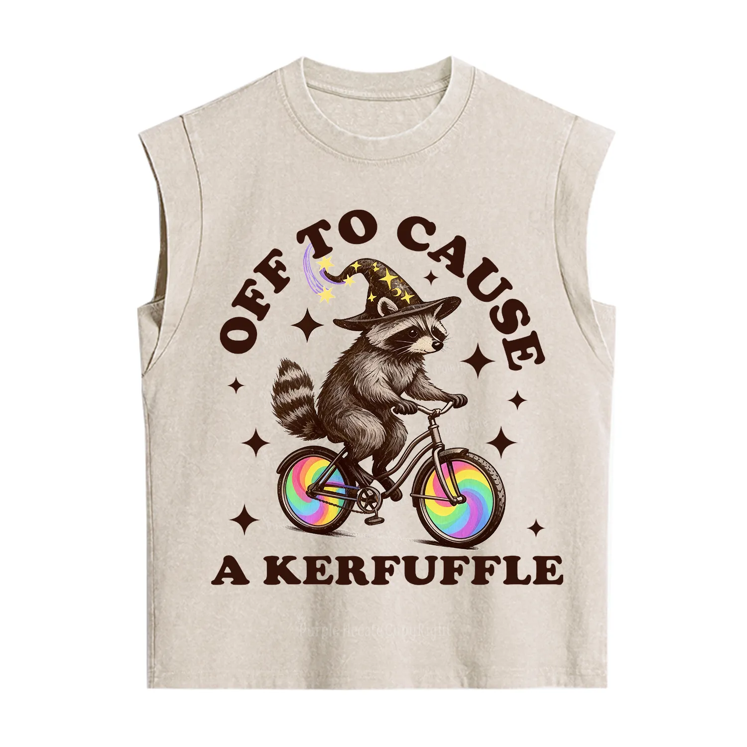 Purplehecate Off To Cause A Kerfuffle Vintage Washed Tank
