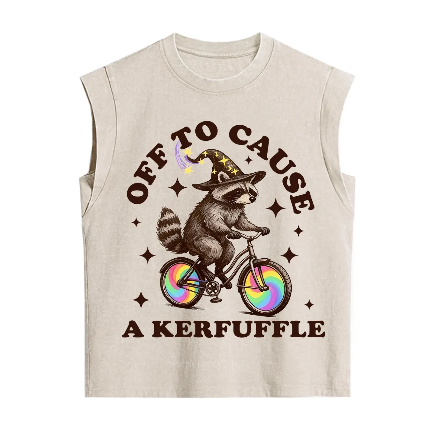Purplehecate Off To Cause A Kerfuffle Vintage Washed Tank