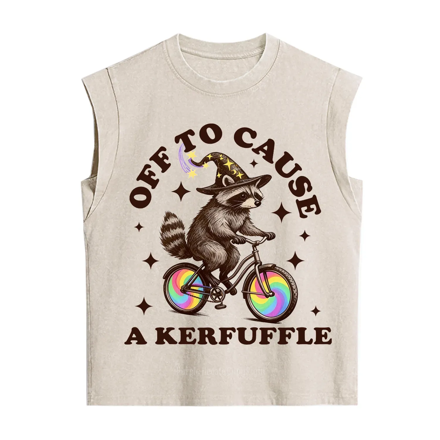 Purplehecate Off To Cause A Kerfuffle Vintage Washed Tank