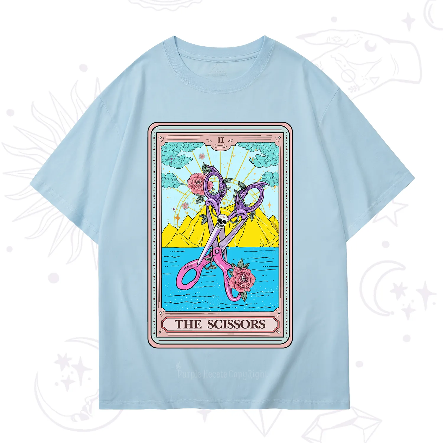Purplehecate The Scissor Tarot Pride T-Shirt