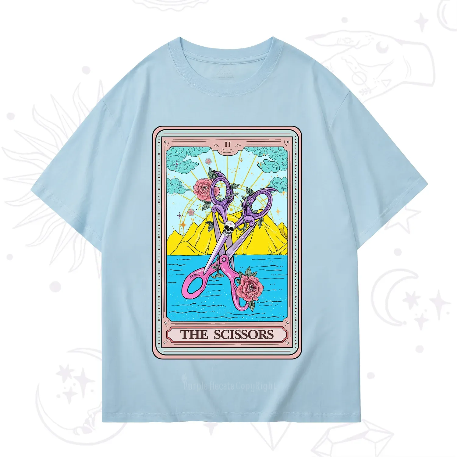 Purplehecate The Scissor Tarot Pride T-Shirt