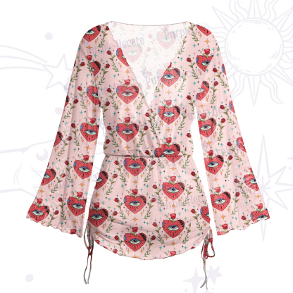 Purplehecate Mystic Eye Mesh Cover Up Dress