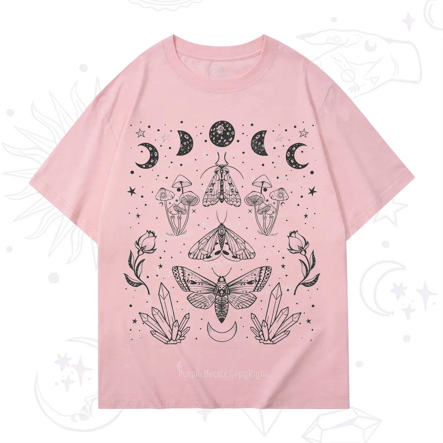 Purplehecate Mystical Moth T-Shirt
