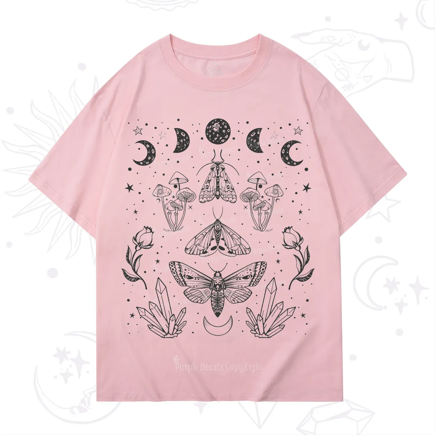 Purplehecate Mystical Moth T-Shirt