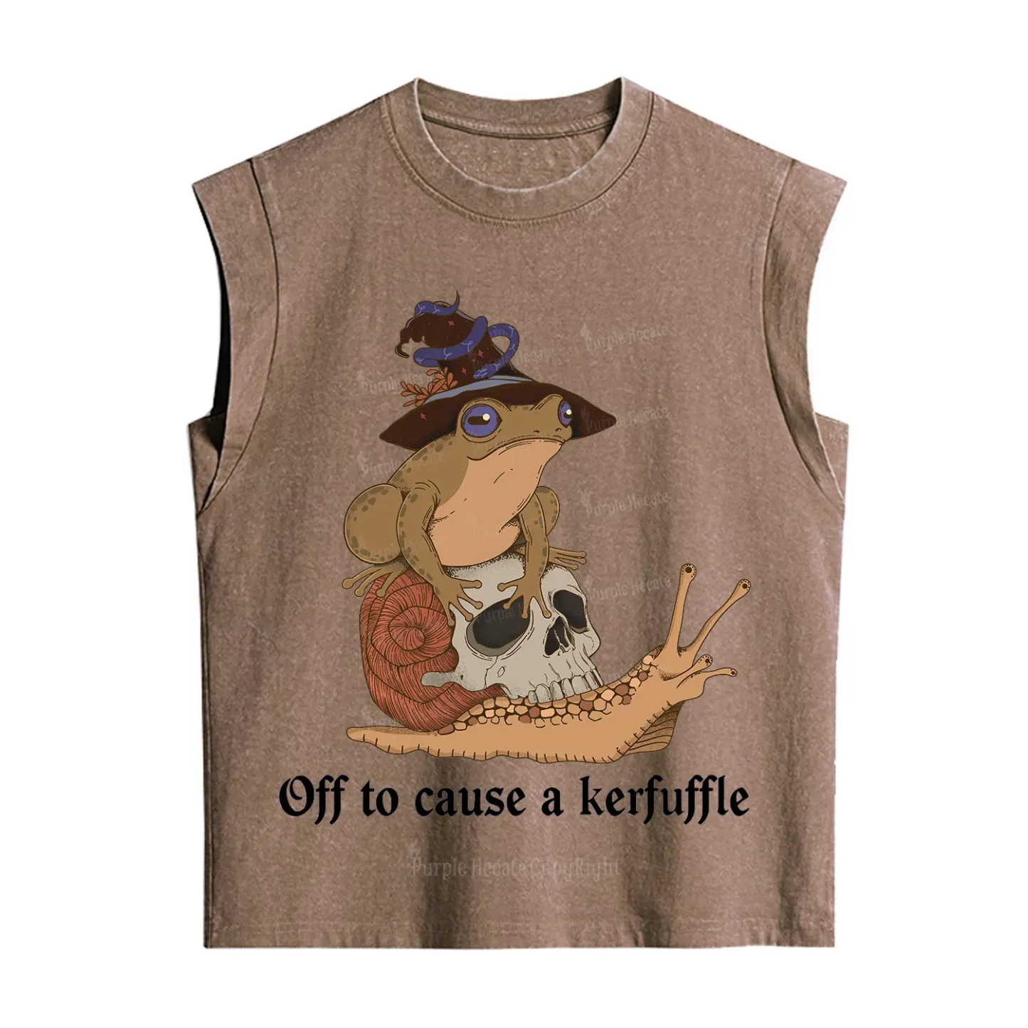 Purplehecate Off To Cause A Kerfuffle Vintage Washed Tank