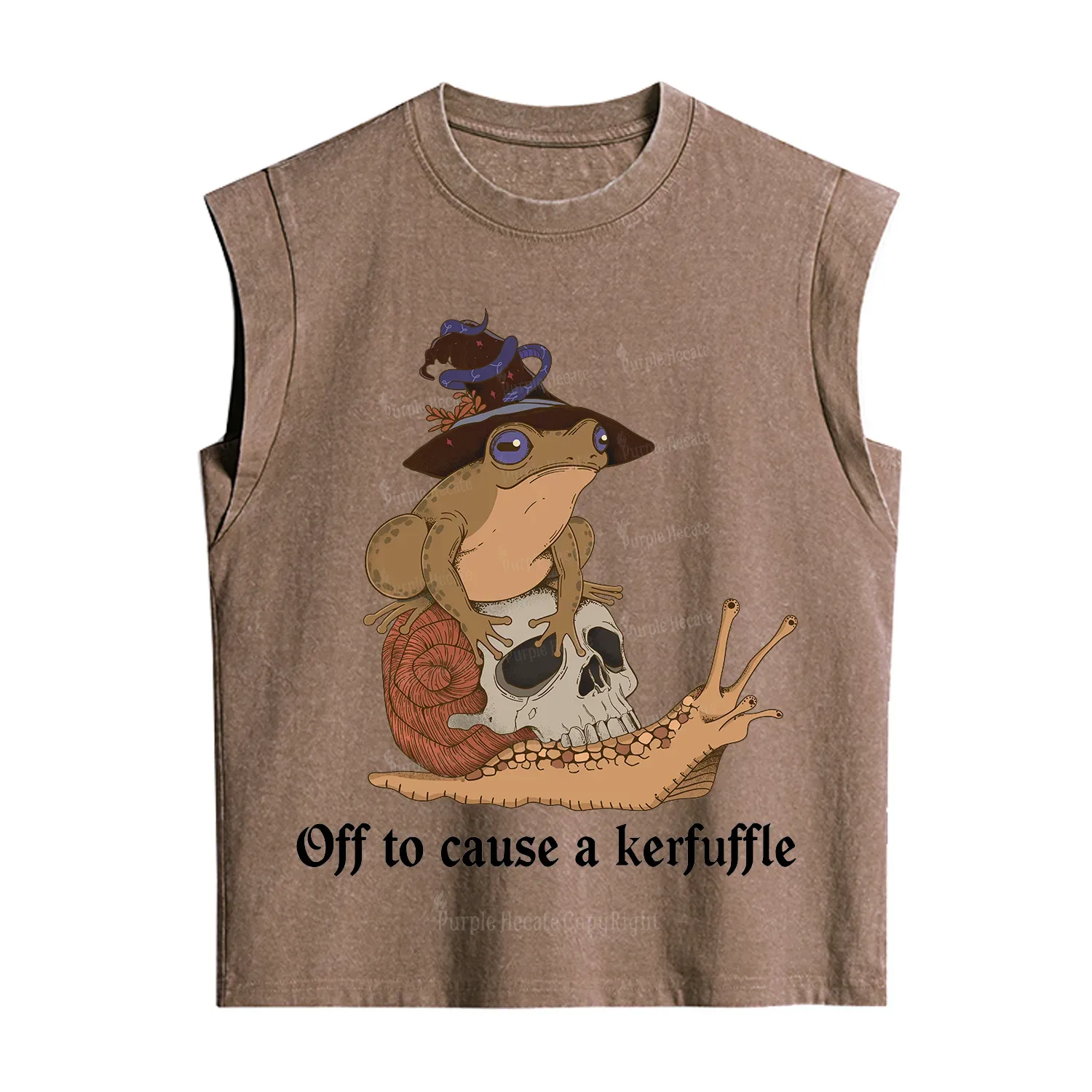 Purplehecate Off To Cause A Kerfuffle Vintage Washed Tank