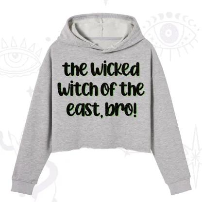 Purplehecate The Wicked Witch of the East Bro Crop Hoodie
