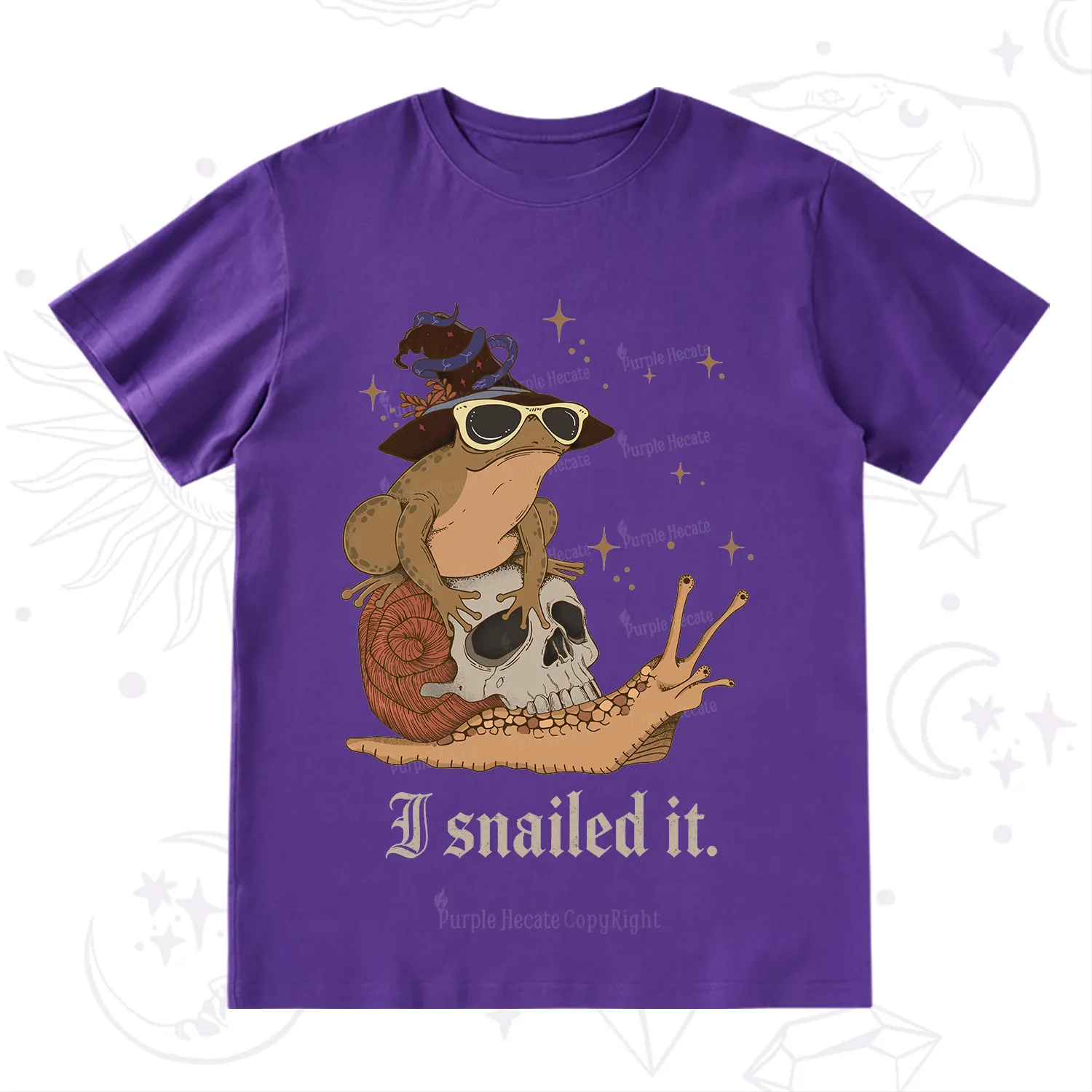 Purplehecate I Snailed It T-Shirt