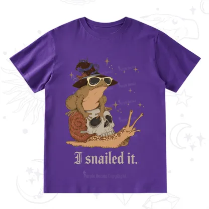 Purplehecate I Snailed It T-Shirt
