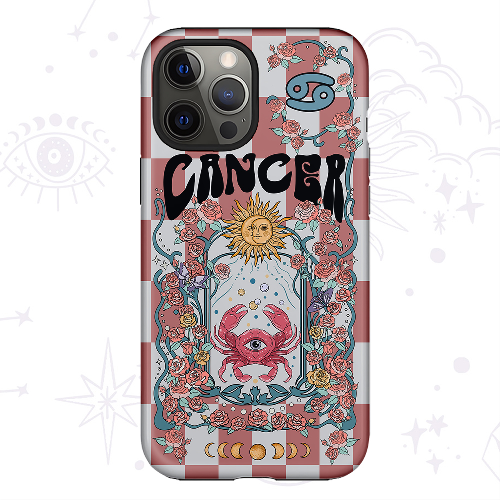 Purplehecate Cancer Spirit Zodiac Collage Phone Case