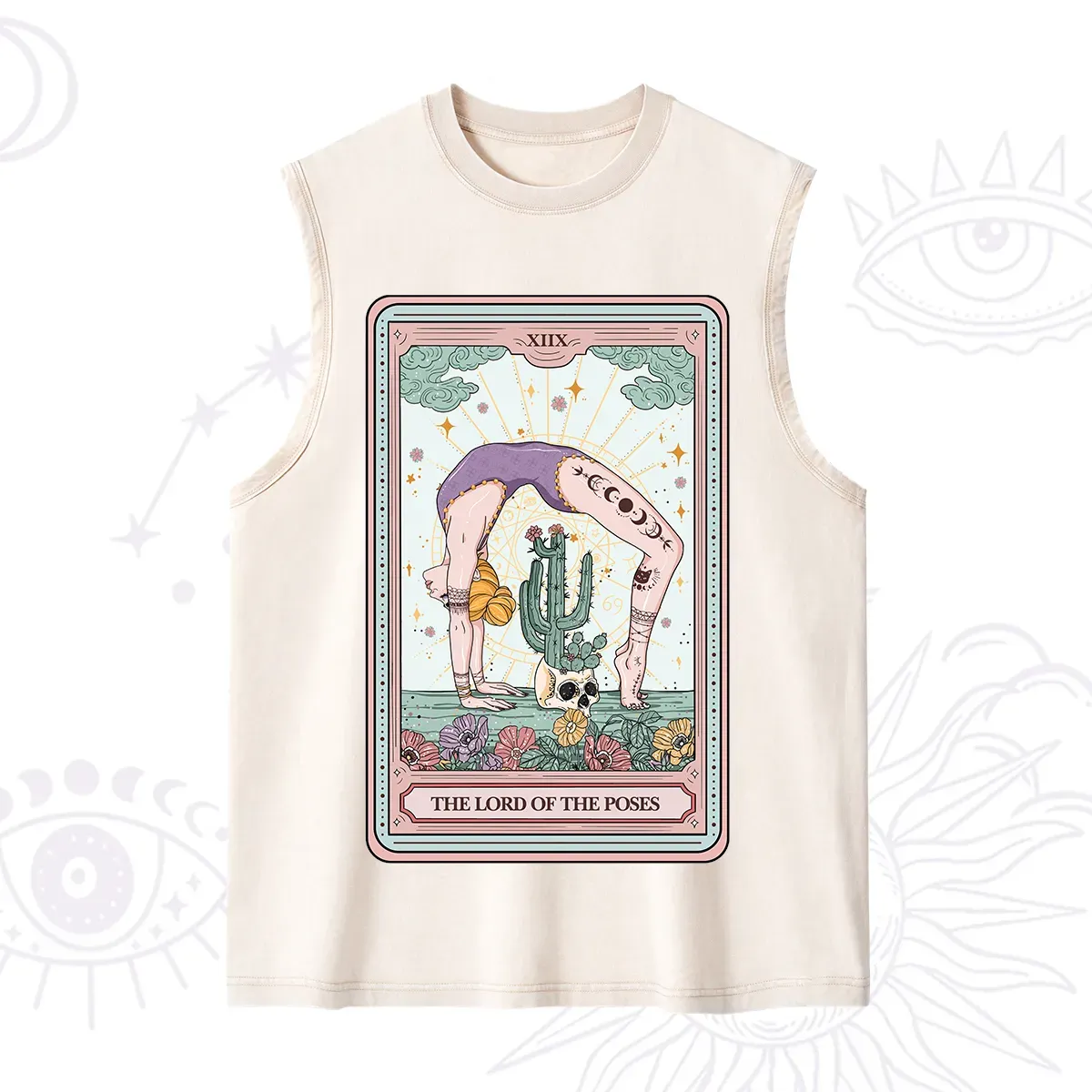Purplehecate The Lord Of The Poses Tarot Washed Tank