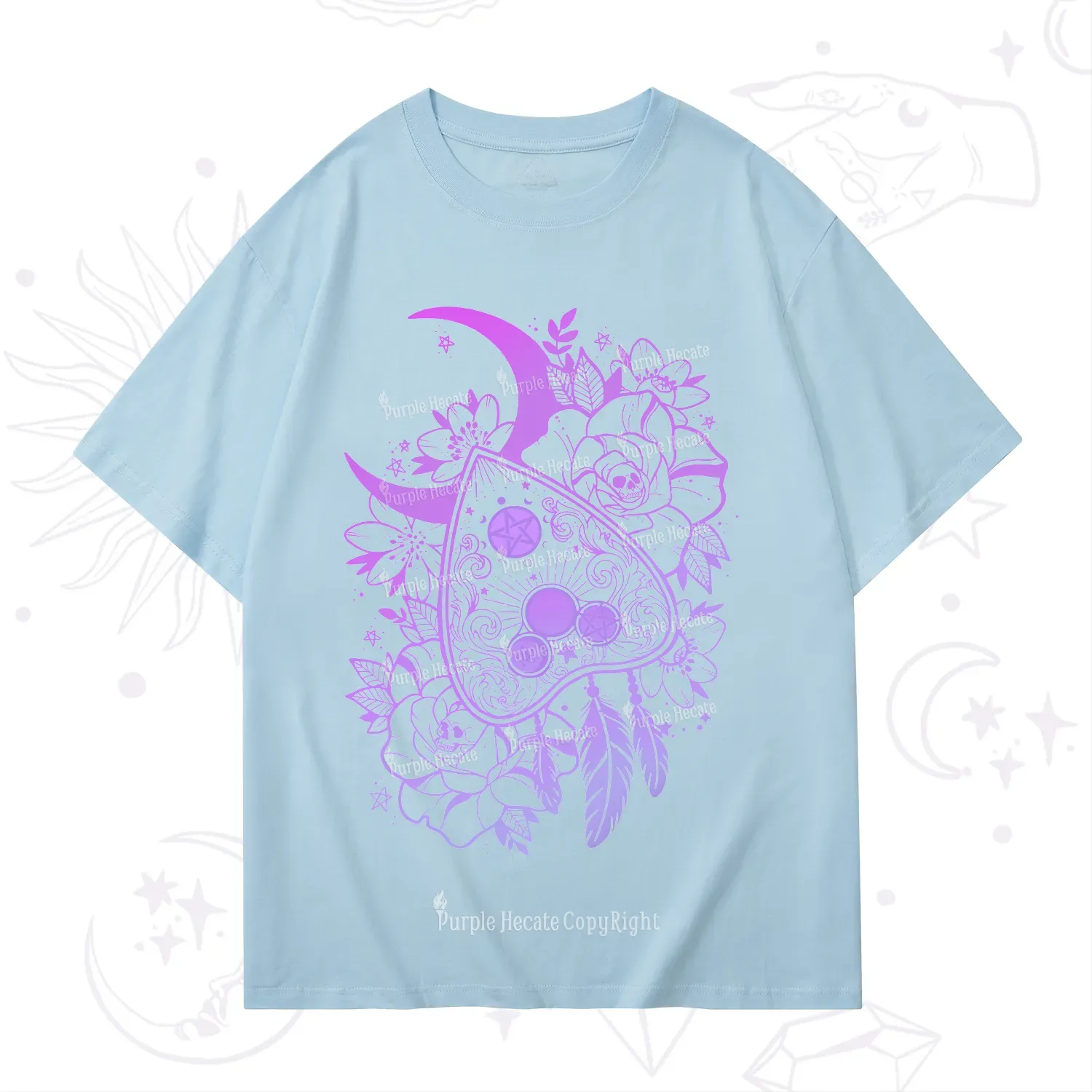 Purplehecate Neon Ouija T-Shirt