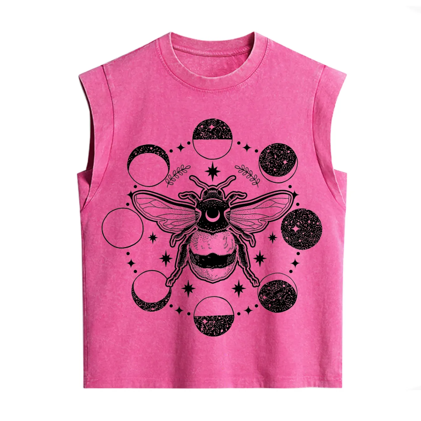 Purplehecate Moon Bee Vintage Washed Tank