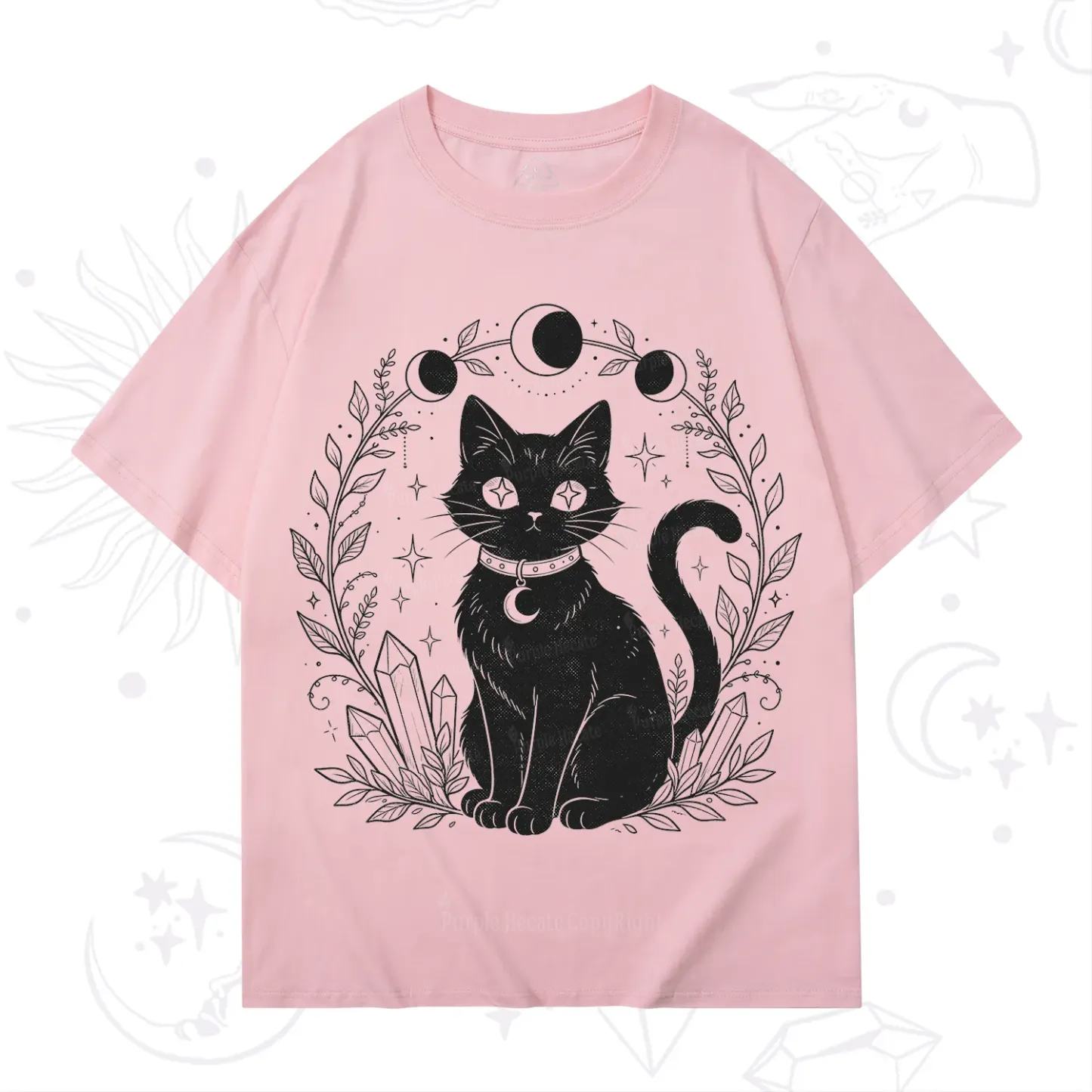 Purplehecate Mystical Cat T-Shirt