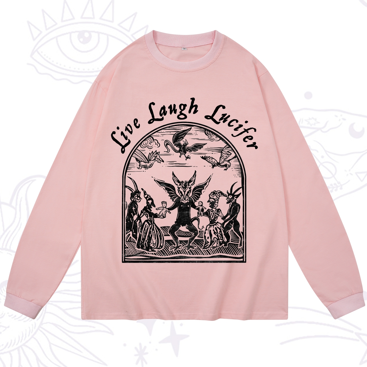 Purplehecate Live Laugh Lucifer Long Sleeve T-Shirt