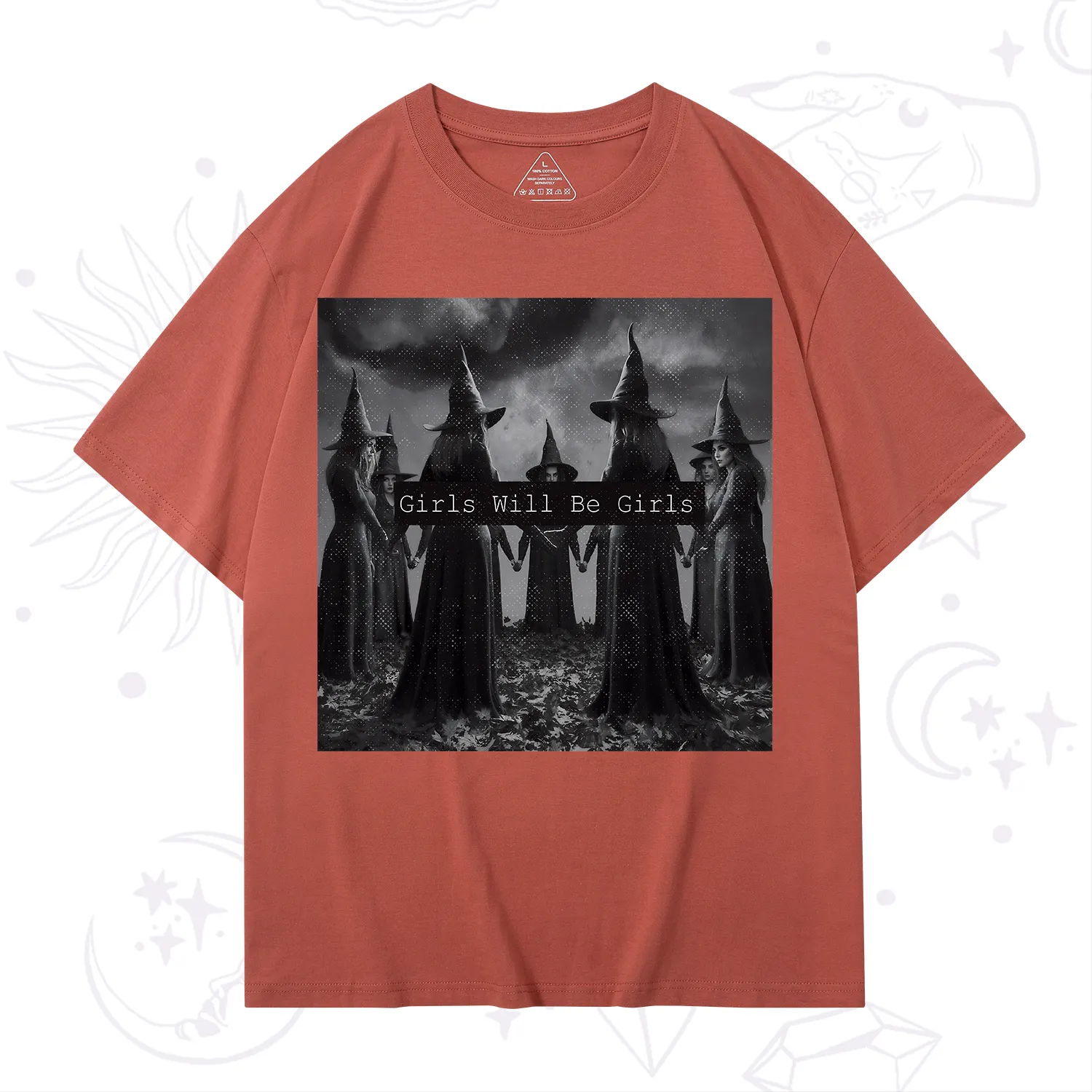 Purplehecate Vintage Girls Will Be Girls Witch T-Shirt