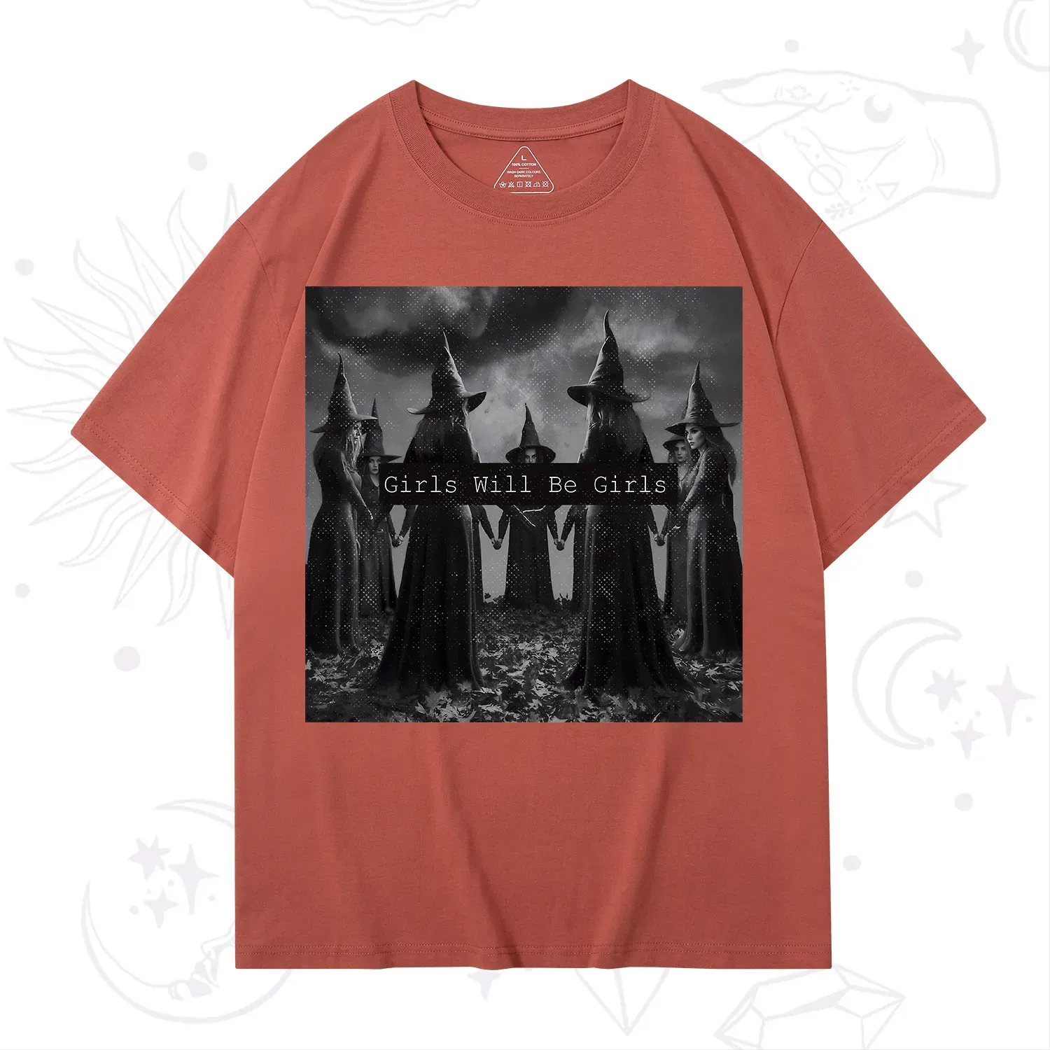 Purplehecate Vintage Girls Will Be Girls Witch T-Shirt