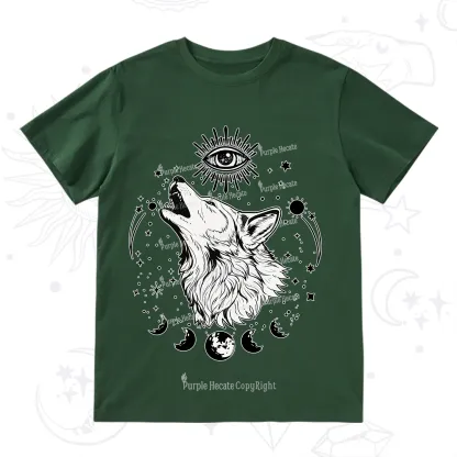 Purplehecate Howling Wolf T-Shirt