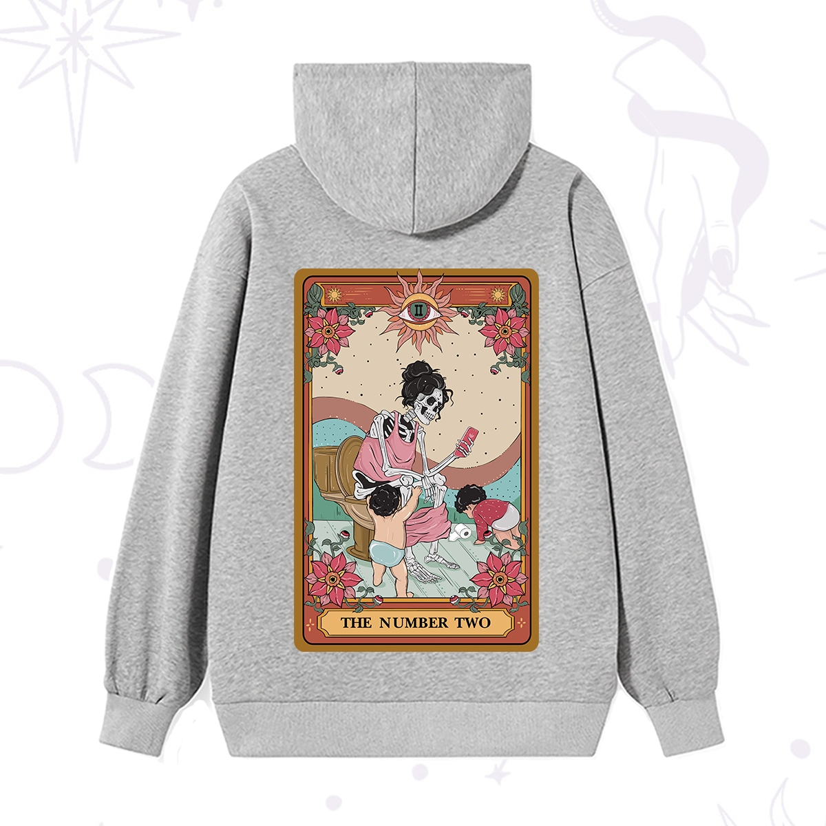 Purplehecate The Number Two Tarot Hoodie