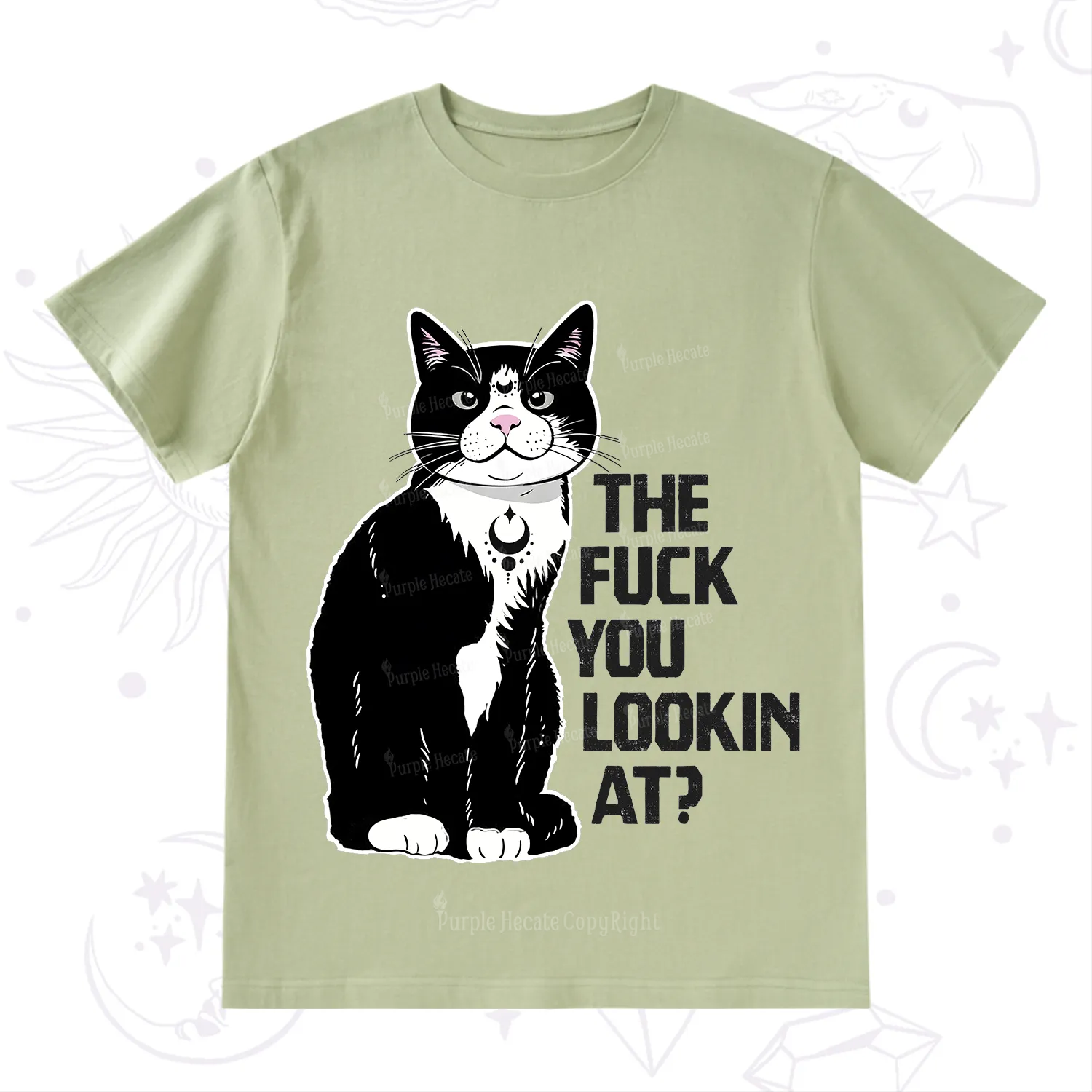 Purplehecate The Fuck You Lookin At T-Shirt