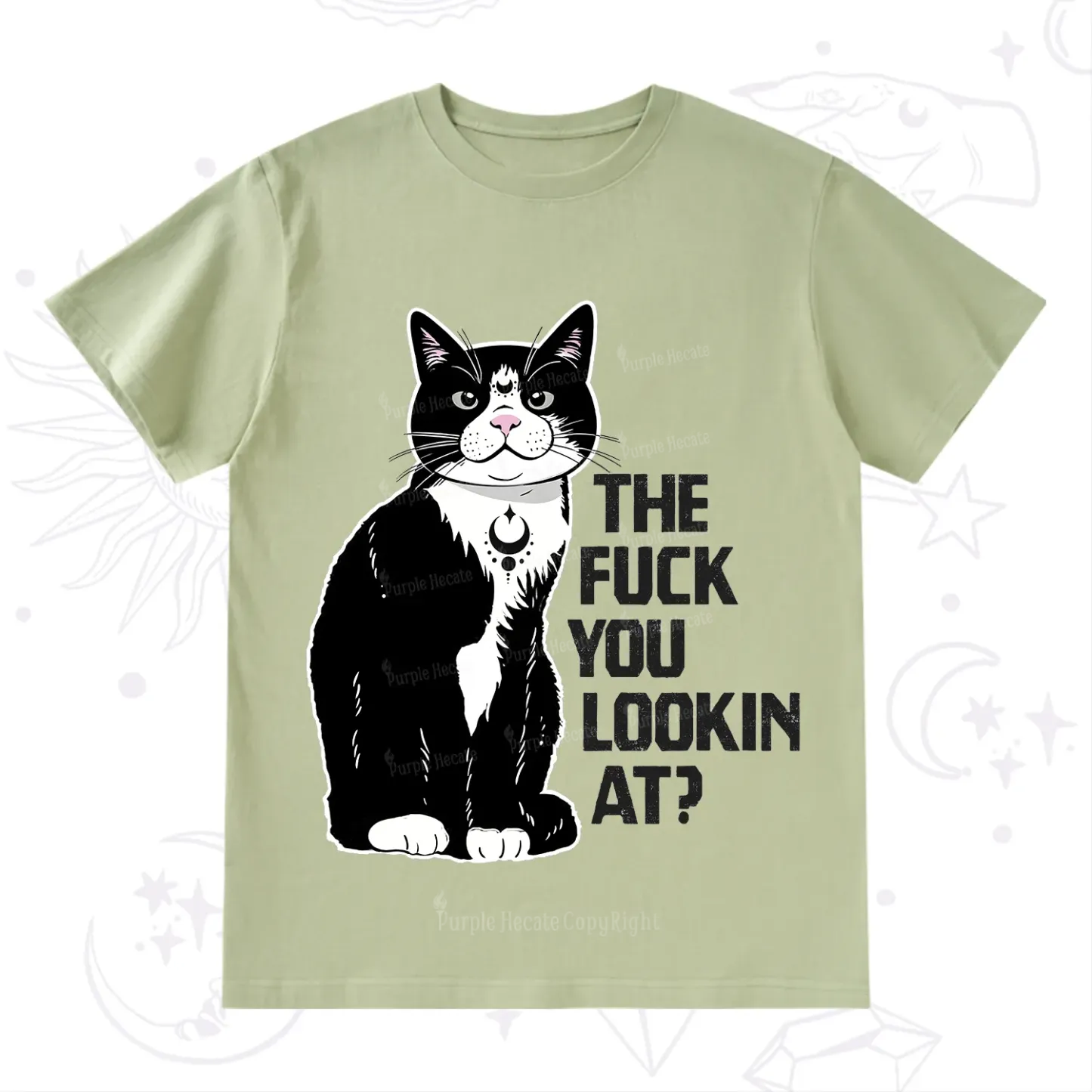 Purplehecate The Fuck You Lookin At T-Shirt