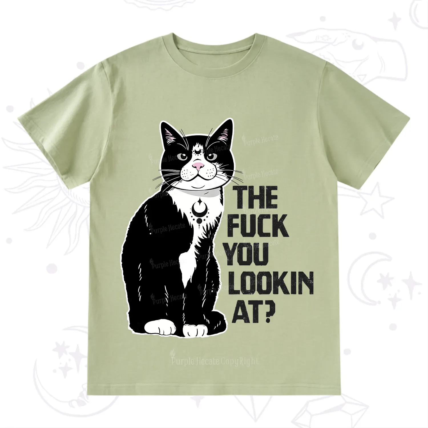 Purplehecate The Fuck You Lookin At T-Shirt