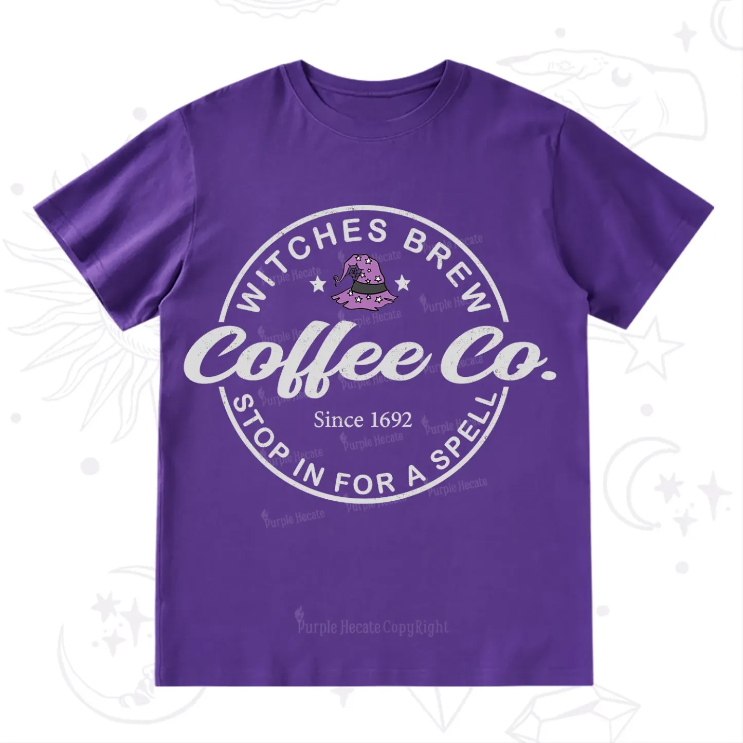 Purplehecate Witches Brew Coffee Co T-Shirt