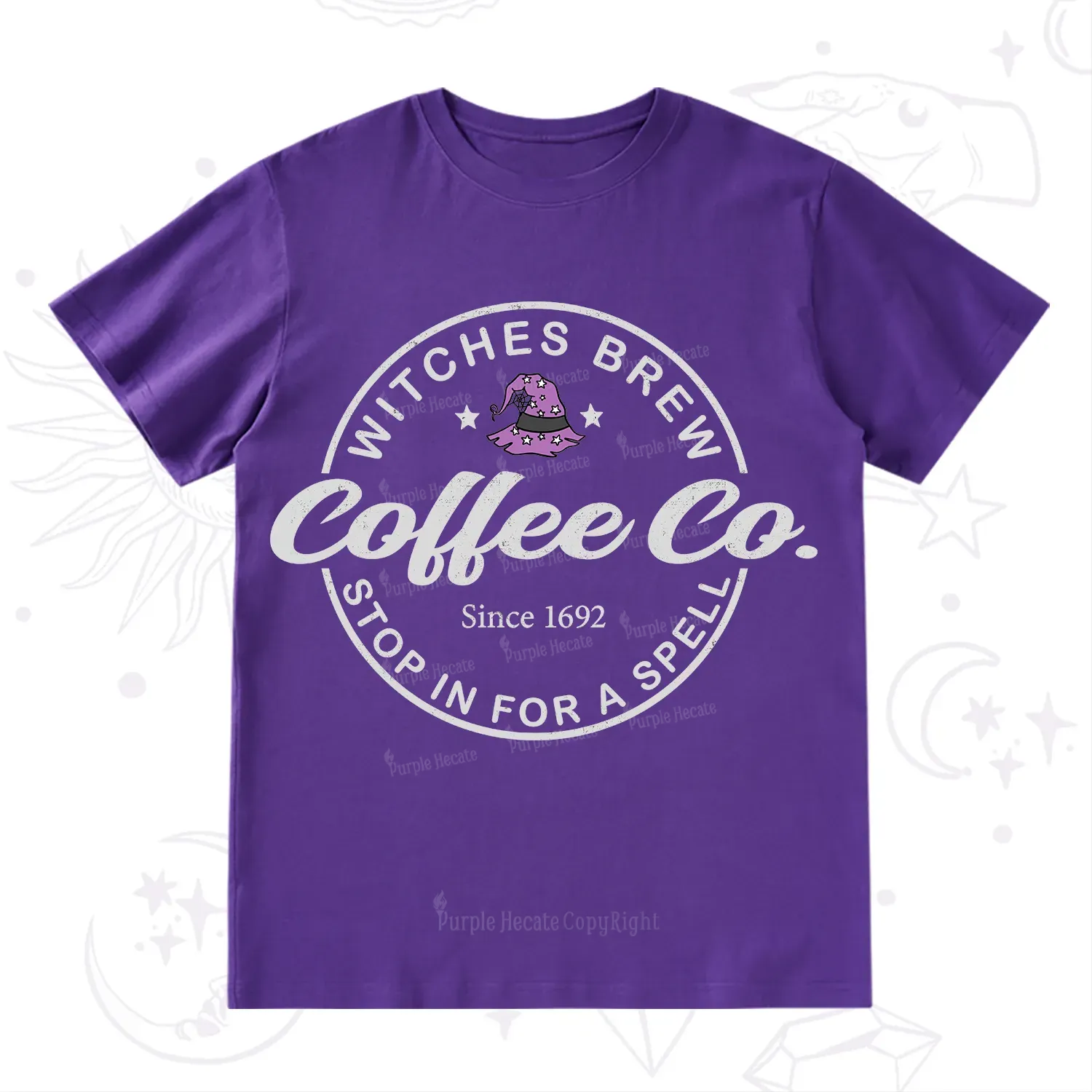 Purplehecate Witches Brew Coffee Co T-Shirt