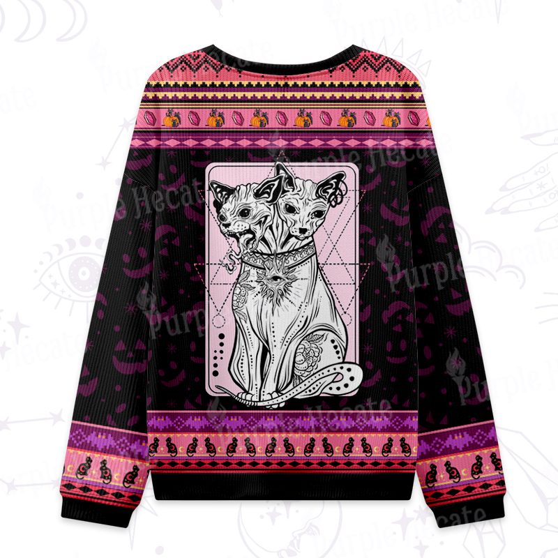 Purplehecate The Cat Goddess Bastet Ugly Halloween Sweatshirts