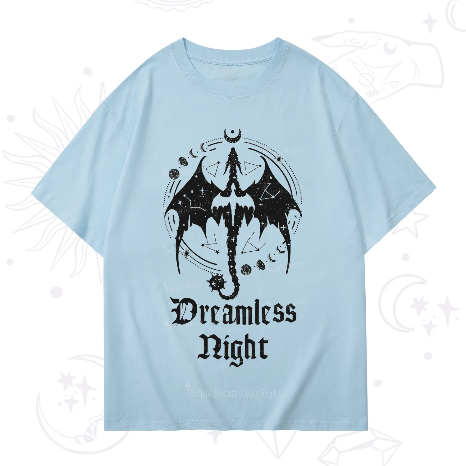 Purplehecate Dreamless Night Dragon T-Shirt