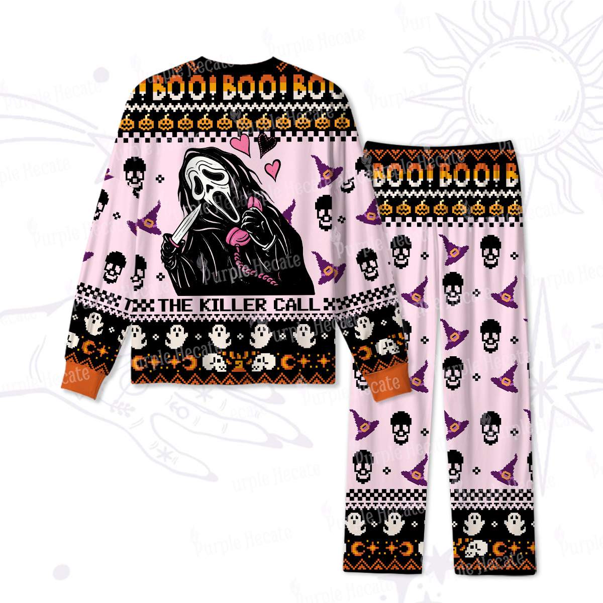 Purplehecate The Killer Call Halloween Pajamas