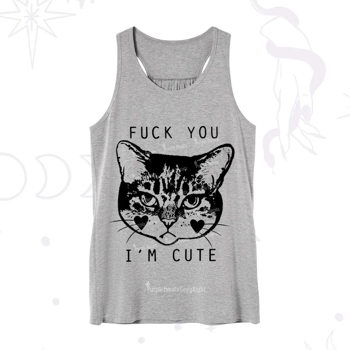 Purplehecate Fuck You I'm Cute Tank
